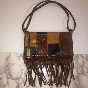 Guess Patchwork Shoulder Bag